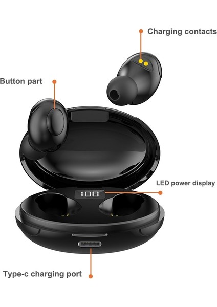 Zsykd Tws Bluetooth Kulaklık (Yurt Dışından)