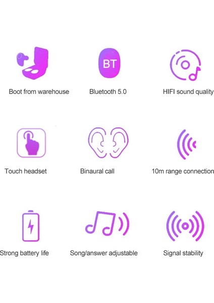 Zsykd Tws Bluetooth Kulaklık (Yurt Dışından)