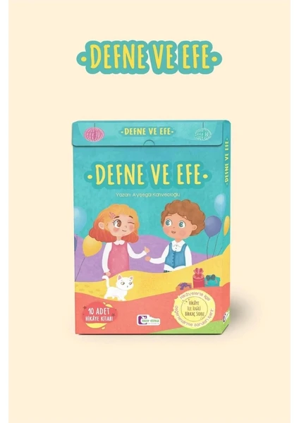 Mor Elma Yayıncılık Defne ve Efe 10 Kitap 1 ve 2.sınıflar