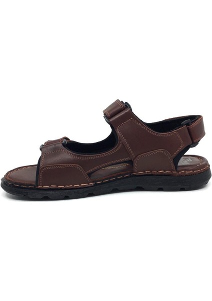 Deri Ortopedik Yazlık Rahat Erkek Ayarlanabilir Cırtlı Özel Üretim Büyük Numara Sandalet Terlik 39-50 modelleri