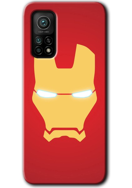Xiaomi Mi 10T Kılıf Hd Desen Baskılı Arka Kapak - Ironman