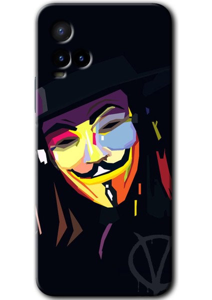 Vivo Y21S Kılıf Hd Desen Baskılı Arka Kapak - Vendetta