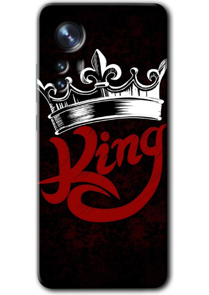 Xiaomi Mi 12 Pro Kılıf Hd Desen Baskılı Arka Kapak - King