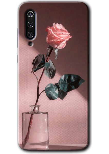 Xiaomi Mi 9 Se Kılıf Hd Desen Baskılı Arka Kapak - Retro Gül