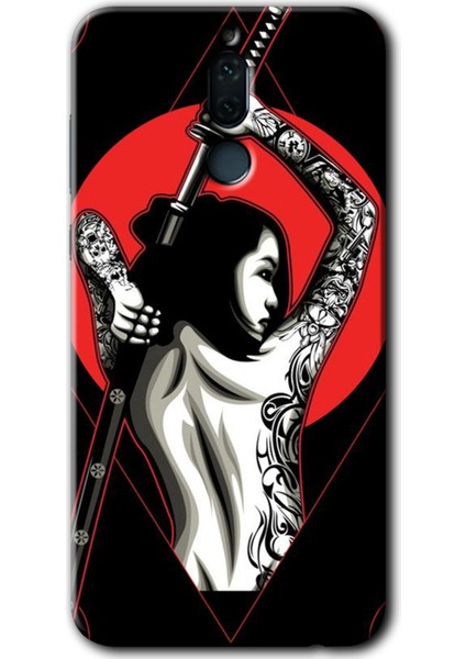 Huawei Mate 10 Lite Kılıf Hd Desen Baskılı Arka Kapak + Temperli Cam - SAMUR19 Girl