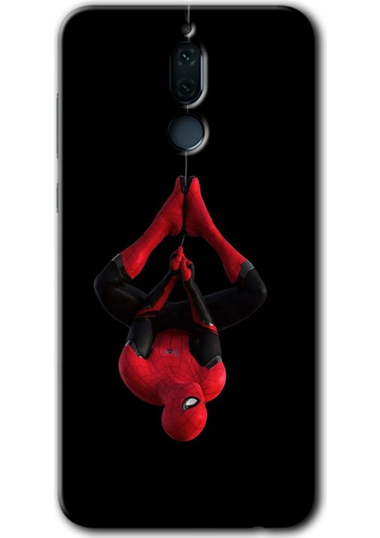 Huawei Mate 10 Lite Kılıf Hd Desen Baskılı Arka Kapak + Temperli Cam - Örümcek Adam