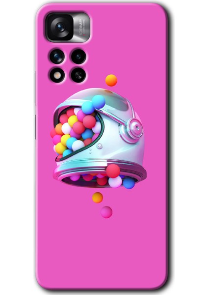 Xiaomi Redmi Note 11 Pro Plus 5g Kılıf Hd Desen Baskılı Arka Kapak - Uzay Başlığı