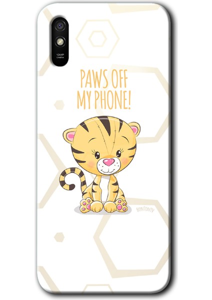Xiaomi Redmi 9A Kılıf Hd Desen Baskılı Arka Kapak - Sevimli Kedi 1
