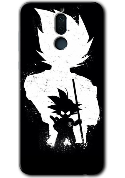 Huawei Mate 10 Lite Kılıf Hd Desen Baskılı Arka Kapak + Temperli Cam - Anime
