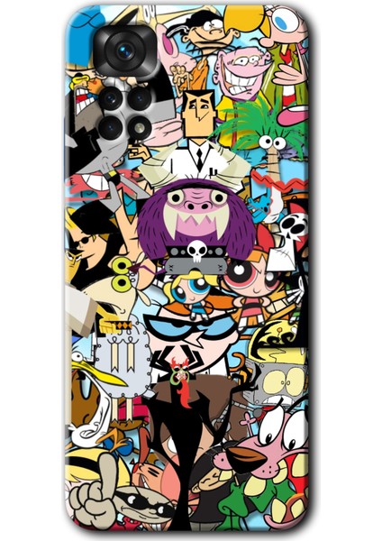 Xiaomi Redmi Note 11 Pro 5g Kılıf Hd Desen Baskılı Arka Kapak - Süper Çizgi Kahramanlar