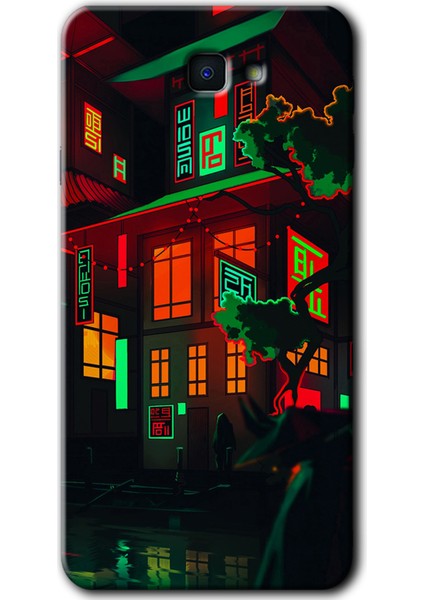 Samsung Galaxy J7 Prime 2 Kılıf Hd Desen Baskılı Arka Kapak + Temperli Cam - China Street