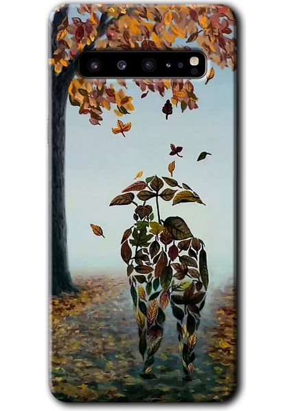 Samsung Galaxy S10 Plus Kılıf Hd Desen Baskılı Arka Kapak + Temperli Cam - Doğadan Aşk