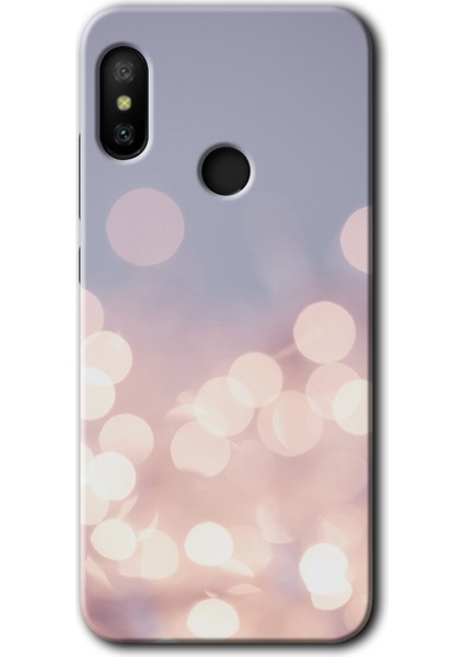 Xiaomi Redmi Note 6 Pro Kılıf Hd Desen Baskılı Arka Kapak - Blur Lights