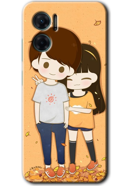 Xiaomi Redmi 10 5g Kılıf Hd Desen Baskılı Arka Kapak - Şıpsevdi Çift