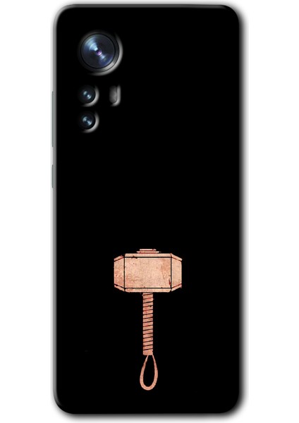Xiaomi Mi 12 Pro Kılıf Hd Desen Baskılı Arka Kapak - Thor Çekiç