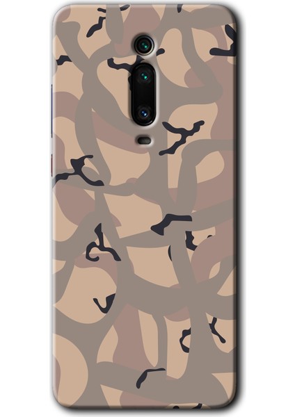 Xiaomi Mi 9t Kılıf Hd Desen Baskılı Arka Kapak - Kamuflaj 6