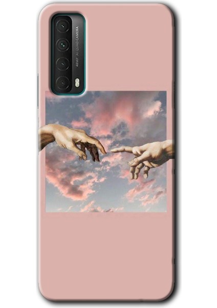 Huawei P Smart 2021 Kılıf Hd Desen Baskılı Arka Kapak + Temperli Cam - Tutunamayanlar