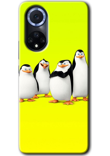 Huawei Nova 9 Kılıf Hd Desen Baskılı Arka Kapak - Penguenler
