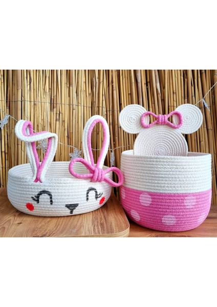2'li Minnie ve Tavşan Oyuncak Sepeti, Düzenleyici, Çok Amaçlı Sepet fırsatları