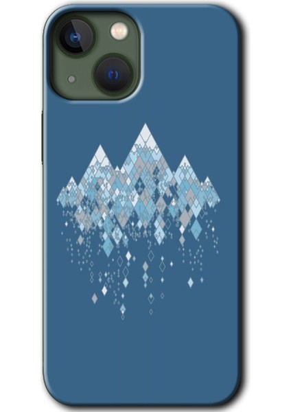 iPhone 13 Kılıf Hd Desen Baskılı Arka Kapak + Temperli Cam - Iceberg fiyatları