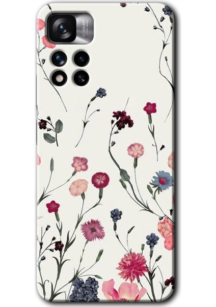 Xiaomi Redmi Note 11 Pro Plus 5g Kılıf Hd Desen Baskılı Arka Kapak - Mat Çiçek
