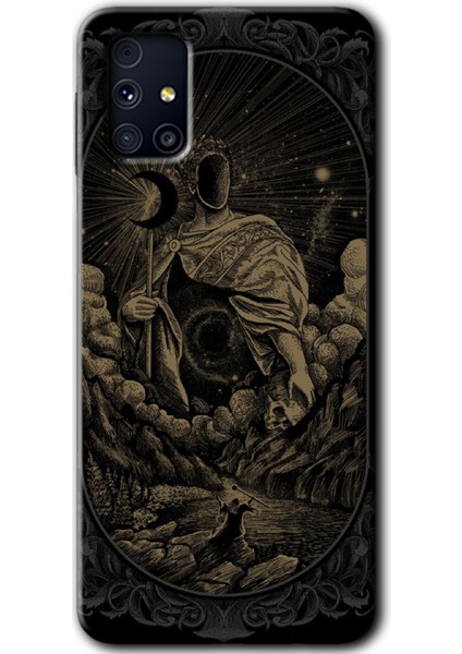 Samsung Galaxy M31S Kılıf Hd Desen Baskılı Arka Kapak + Temperli Cam - Kıyamet