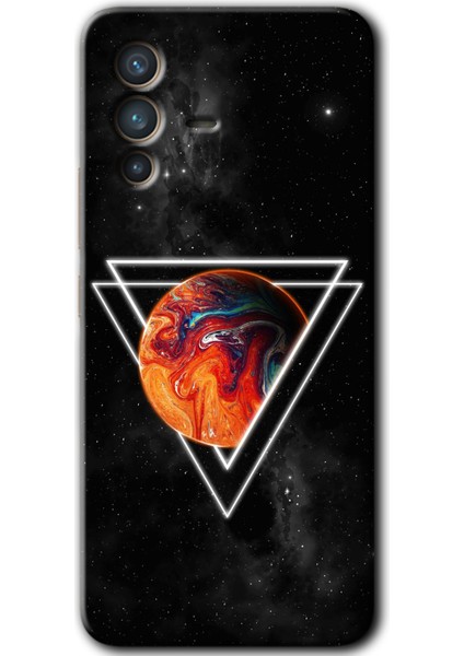 Vivo V23 5g Kılıf Hd Desen Baskılı Arka Kapak - Kızıl Gezegen