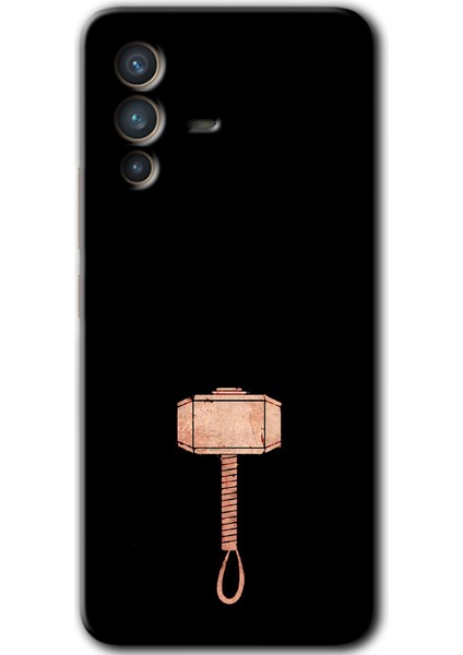 Vivo V23 5g Kılıf Hd Desen Baskılı Arka Kapak - Thor Çekiç