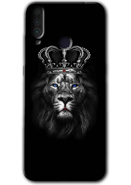 General Mobile Gm 10 Kılıf Hd Desen Baskılı Arka Kapak + Temperli Cam - King Lion