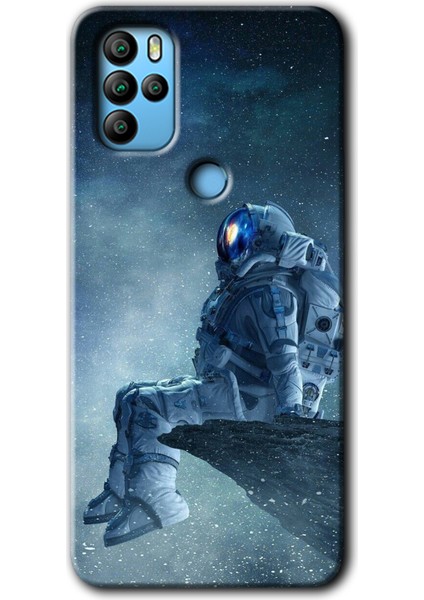 Omix X300 Kılıf Hd Desen Baskılı Arka Kapak - Astronot Yalnızlığı