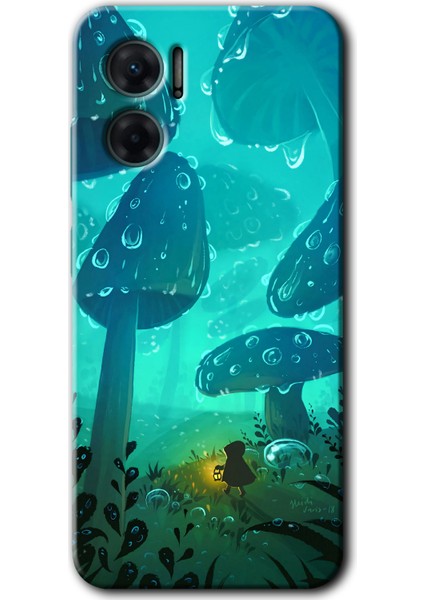 Xiaomi Redmi 10 5g Kılıf Hd Desen Baskılı Arka Kapak - Silhoutte Dropss