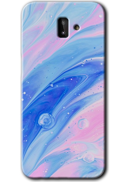 Samsung Galaxy J8 Kılıf Hd Desen Baskılı Arka Kapak + Temperli Cam - Art Design 38