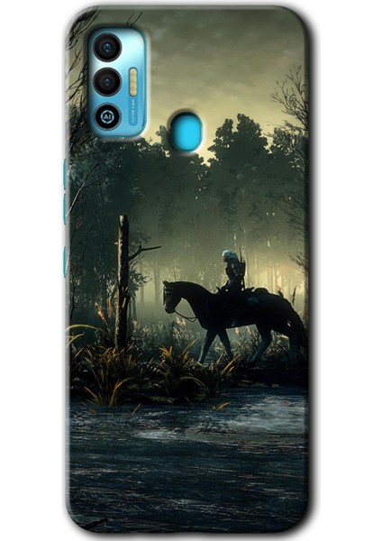 Tecno Spark 7t Kılıf Hd Desen Baskılı Arka Kapak - Savaşçı