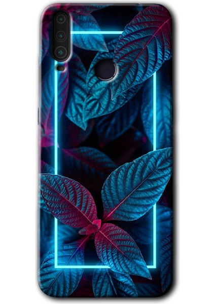 General Mobile Gm 10 Kılıf Hd Desen Baskılı Arka Kapak + Temperli Cam - Mekanik Yaprak 4