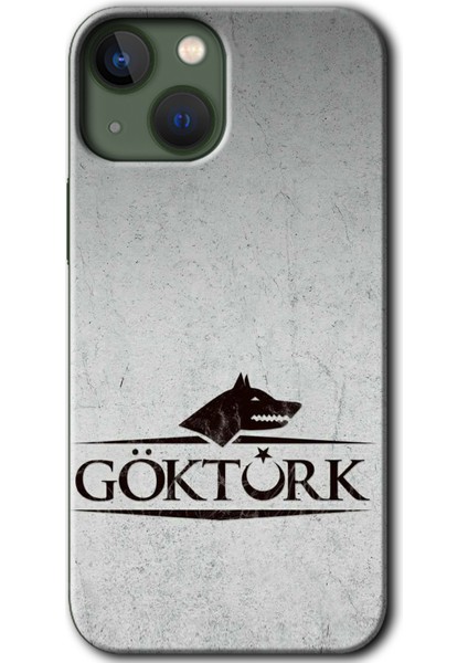 iPhone 13 Kılıf Hd Desen Baskılı Arka Kapak + Temperli Cam - Göktürk