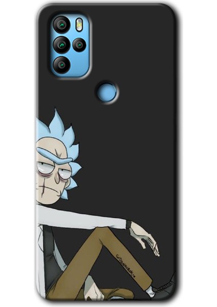Omix X500 Kılıf Hd Desen Baskılı Arka Kapak - Rick