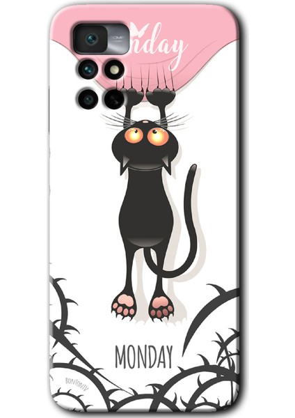 Xiaomi Redmi Note 11 4g Kılıf Hd Desen Baskılı Arka Kapak - Dark Sunday