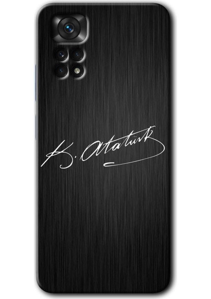 Xiaomi Redmi Note 11 Pro 5g Kılıf Hd Desen Baskılı Arka Kapak - Imza Atatürk
