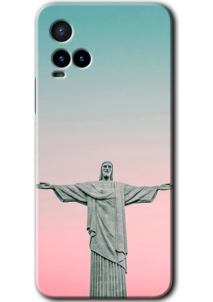 Vivo Y21 Kılıf Hd Desen Baskılı Arka Kapak - Rio