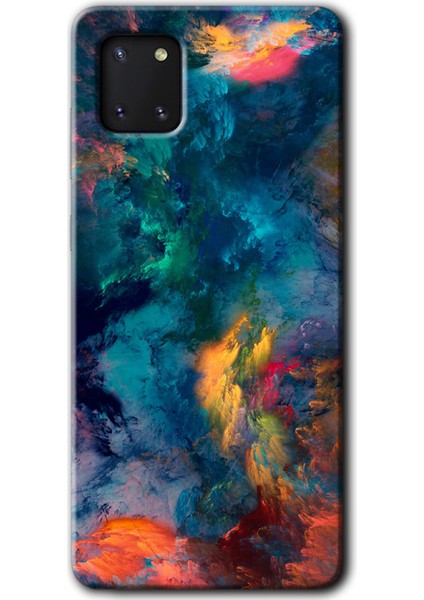 Samsung Galaxy Note 10 Lite Kılıf Hd Desen Baskılı Arka Kapak + Temperli Cam - Valhalla