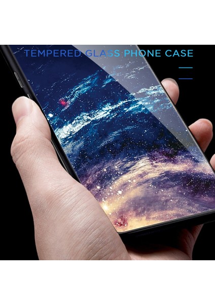 Samsung Galaxy A54 5g Telefon Kapağı Desen Baskı Temperli Cam+Pc+Tpu Telefon Kılıfı (Yurt Dışından)