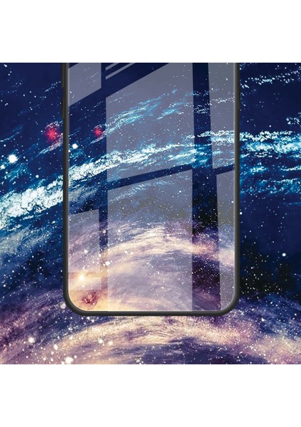 Samsung Galaxy A54 5g Telefon Kapağı Desen Baskı Temperli Cam+Pc+Tpu Telefon Kılıfı (Yurt Dışından)