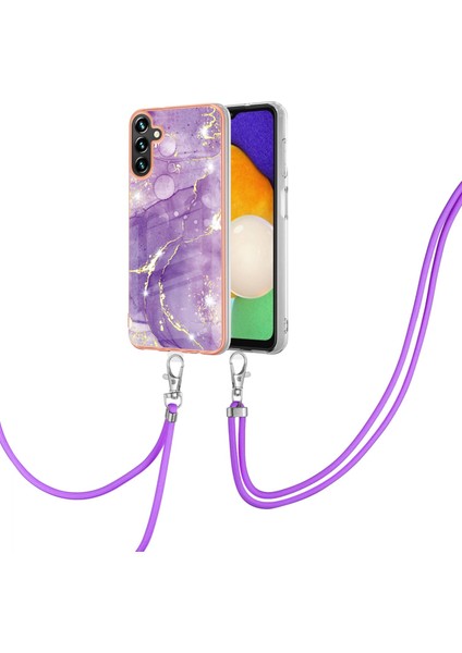 Samsung Galaxy A54 Için 5g Yb Imd Serisi-9 Mermer Desen Şok-Emme Sebep Kılıfı Imd Elektrokaplama Çerçevesi Tpu Koruyucu Kapak Kray ile (Yurt Dışından) fiyatları