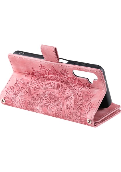 Samsung Galaxy A54 Için 5g Pu Deri Mandala Çiçeği Baskılı Çanta Fermuarı Cep Kılıfı Stand Çok Kart Yuvası Strap ile Flip Kapak (Yurt Dışından) indirimleri