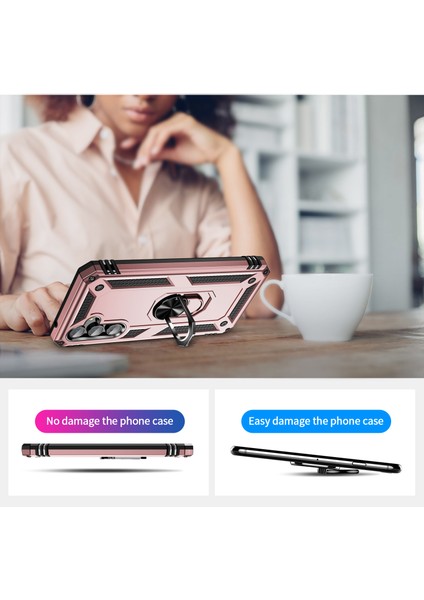 Samsung Galaxy A54 5g Şok Geçirmez Telefon Kasası Askeri Sınıfı Telefon Geri Kapağı ile Yüzük Kickstand (Yurt Dışından) fırsatları