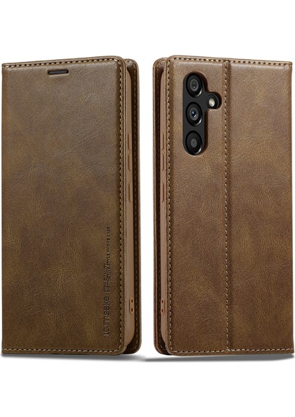 Samsung Galaxy A54 5g Anti-Çizelge Pu Deri Deri Flip Telefon Cüzdan Kılıfı Rfıd Blowantıon Standı Manyetik Emilim Damla Geçirmez Telefon Kapağı (Yurt Dışından)