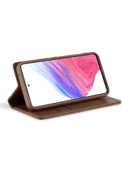 Samsung Galaxy A54 5g Anti-Çizelge Pu Deri Deri Flip Telefon Cüzdan Kılıfı Rfıd Blowantıon Standı Manyetik Emilim Damla Geçirmez Telefon Kapağı (Yurt Dışından) modelleri