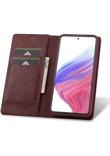 Samsung Galaxy A54 5g Anti-Çizelge Pu Deri Deri Flip Telefon Cüzdan Kılıfı Rfıd Blowantıon Standı Manyetik Emilim Damla Geçirmez Telefon Kapağı (Yurt Dışından) fiyatları