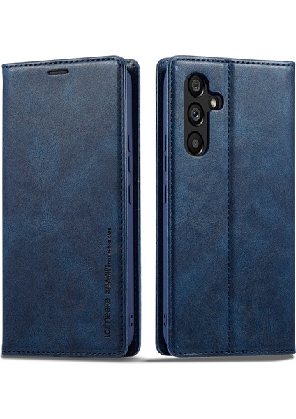 Samsung Galaxy A54 5g Anti-Çizelge Pu Deri Deri Flip Telefon Cüzdan Kılıfı Rfıd Blowantıon Standı Manyetik Emilim Damla Geçirmez Telefon Kapağı (Yurt Dışından)
