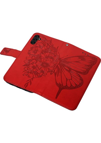 Yb Samsung Galaxy A54 5g Pu Deri Stand Telefon Kapağı Kelebek Çiçeği Için Baskı Seri-4 Basılı Tam Koruma Cüzdan Kılıfı El Kayışı (Yurt Dışından) fırsatları